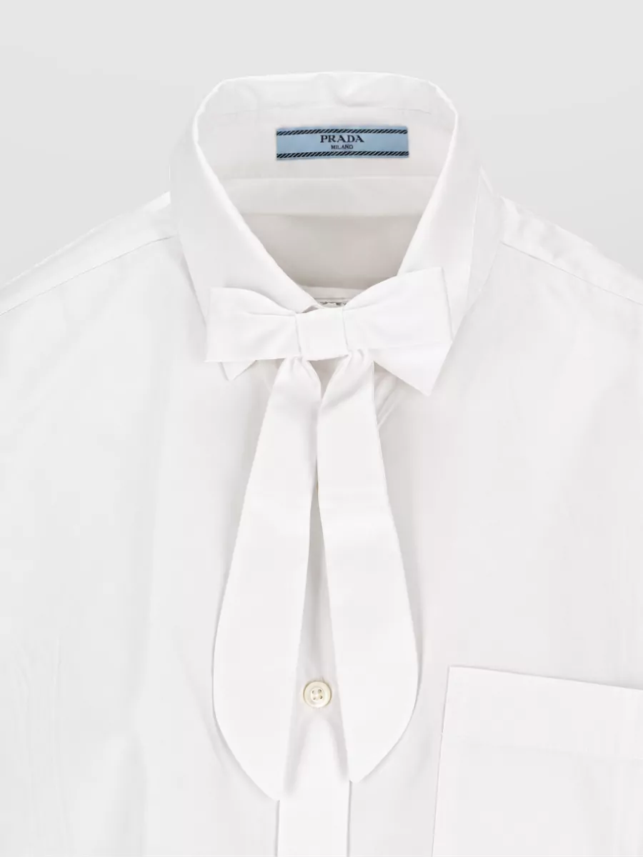 Prada Cotton Cropped Shirt