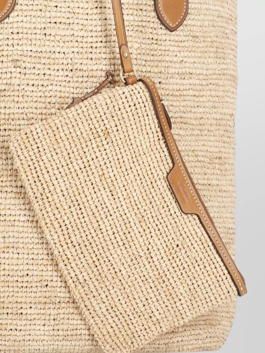 Ralph Lauren Raffia Shopper Bag