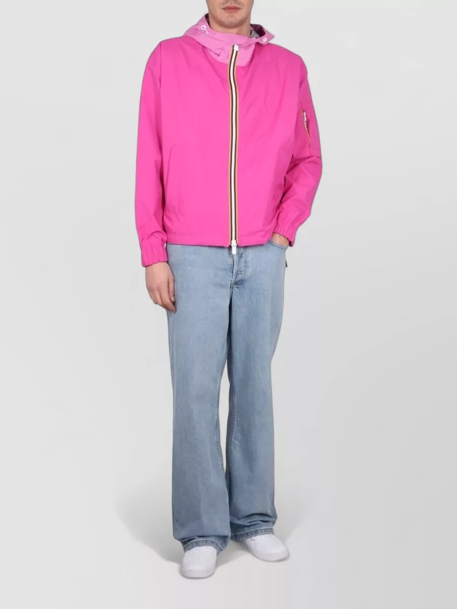 K-Way Hooded Bomber Jacket