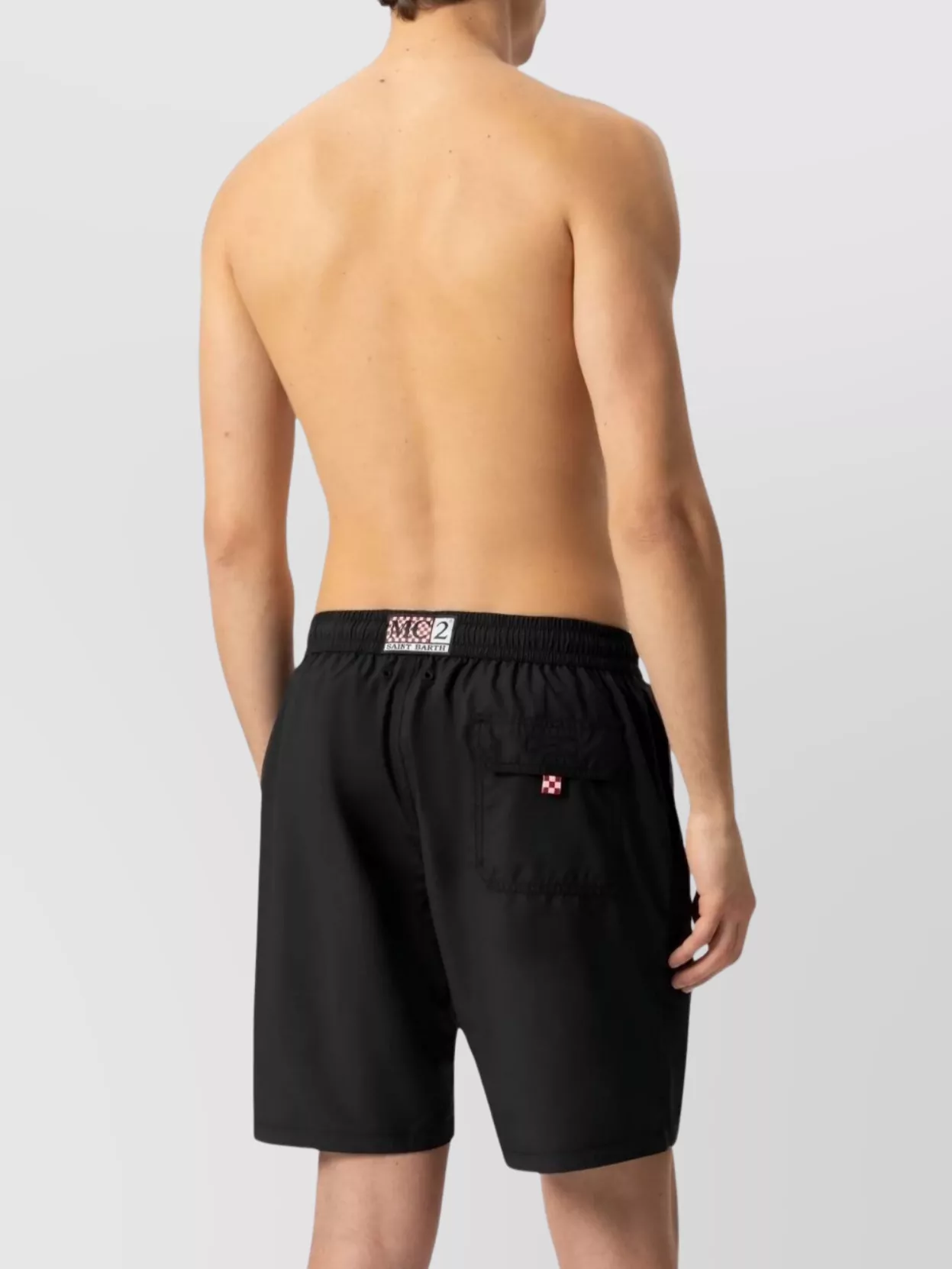 Mc2 Saint Barth Comfortable Swimwear Elastic Waistband In Blue