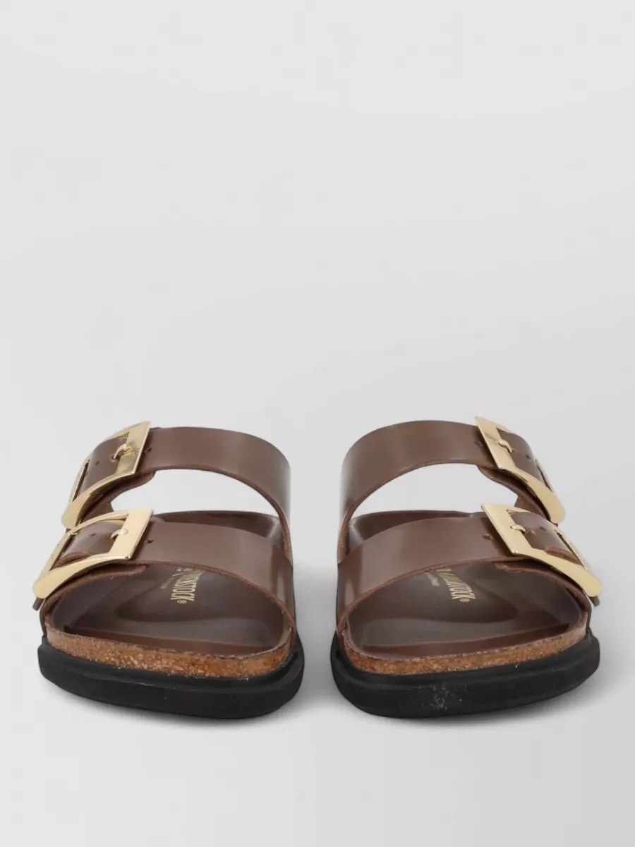 Birkenstock leather slides