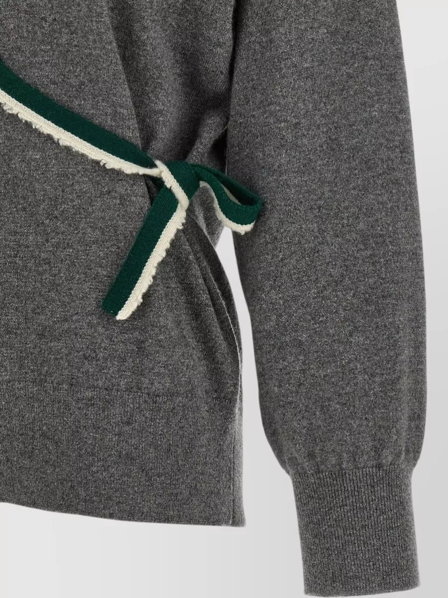 Dries Van Noten Cashmere V-Neck Wrap Cardigan
