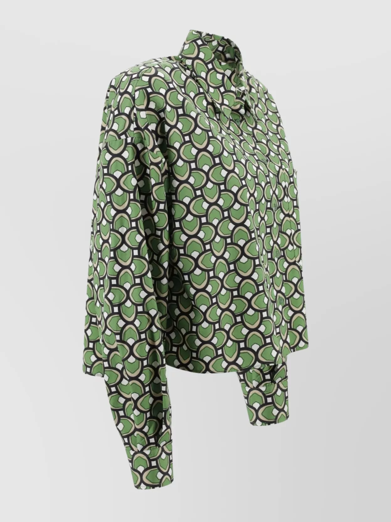 Weekend Max Mara Cotton Shirt With Asymmetrical Back Hem