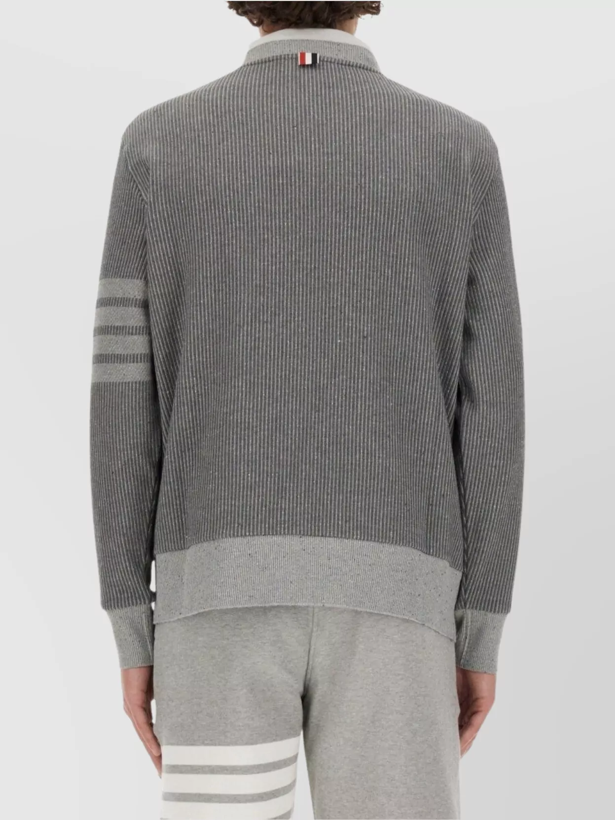 Thom Browne Crew Neck Striped Sweater