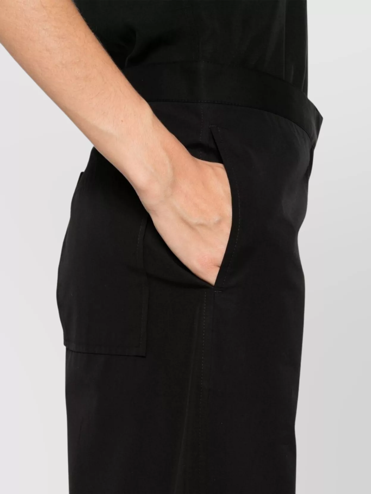 Totême Cotton Trousers With Belt Loops And Pockets