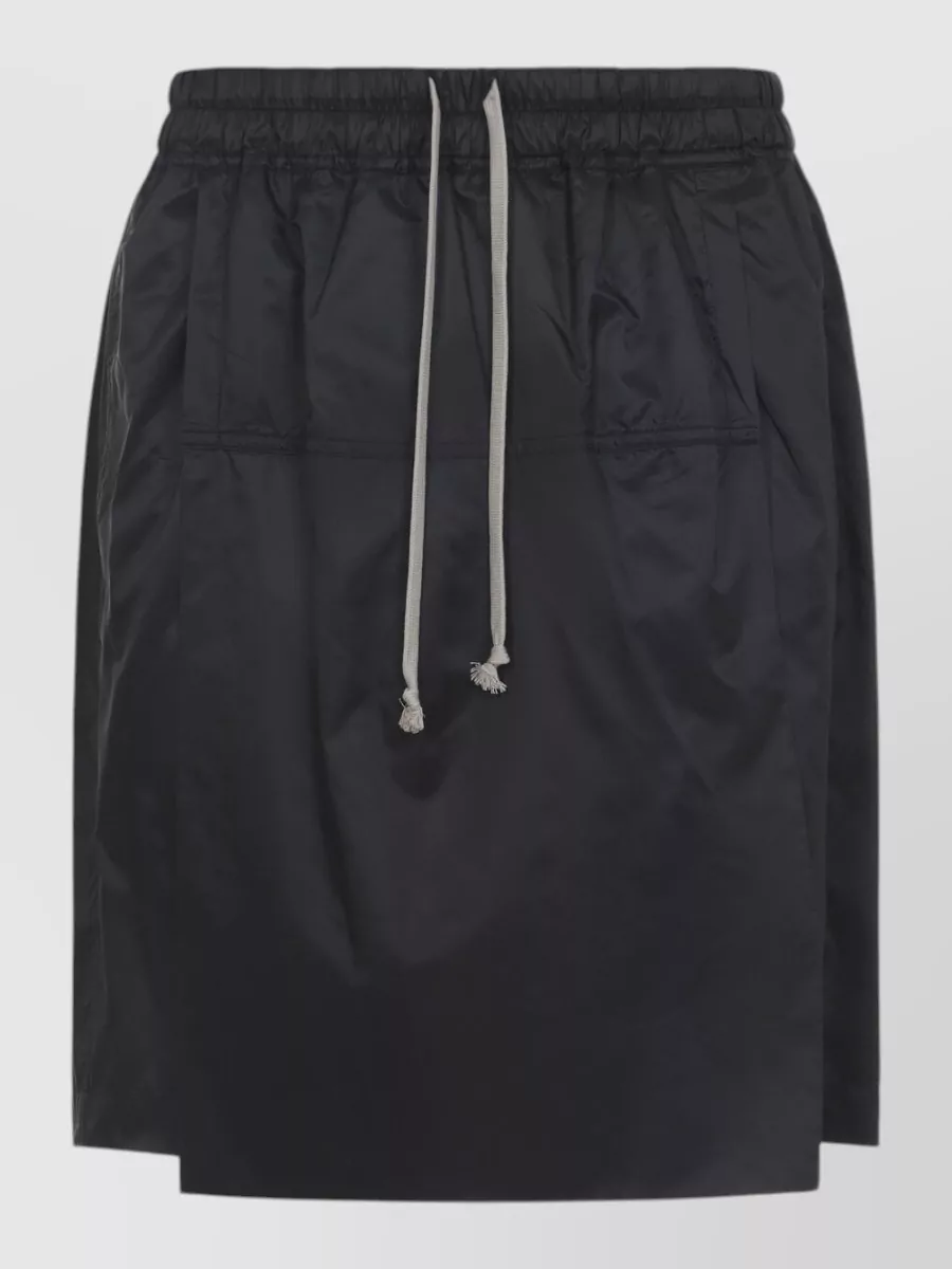 Moncler polyester knee-length kilt shorts