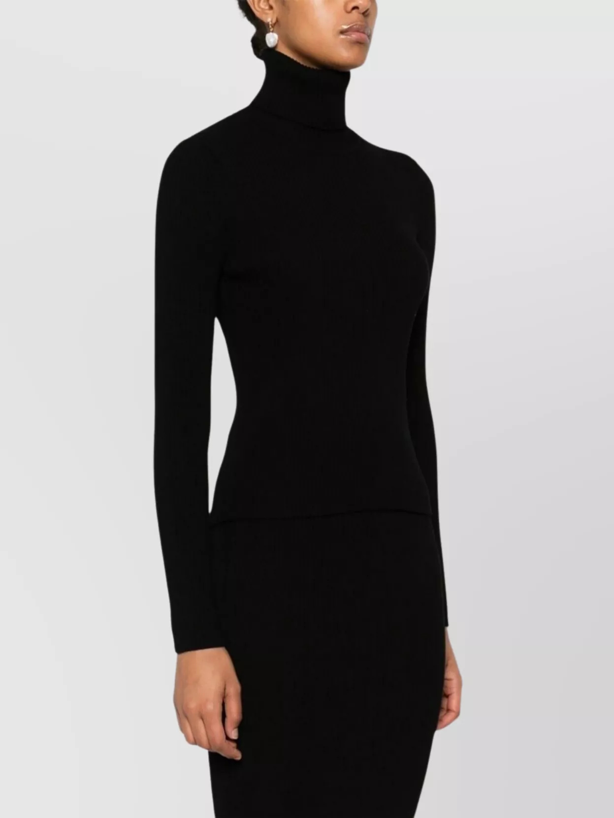 Parosh Knitwear Dress With Long Sleeves And Open Back