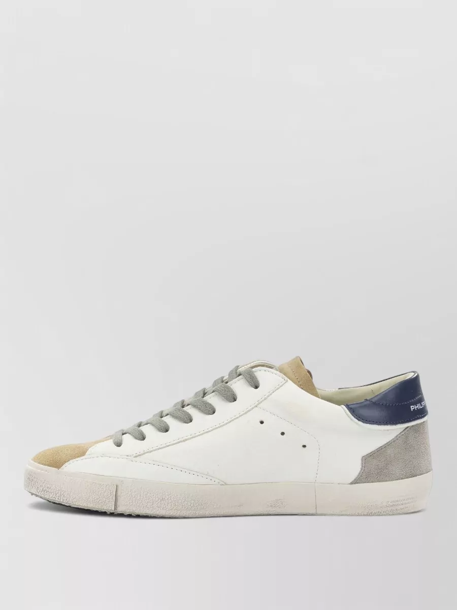 Philippe Model Leather Lace-Up Sneakers