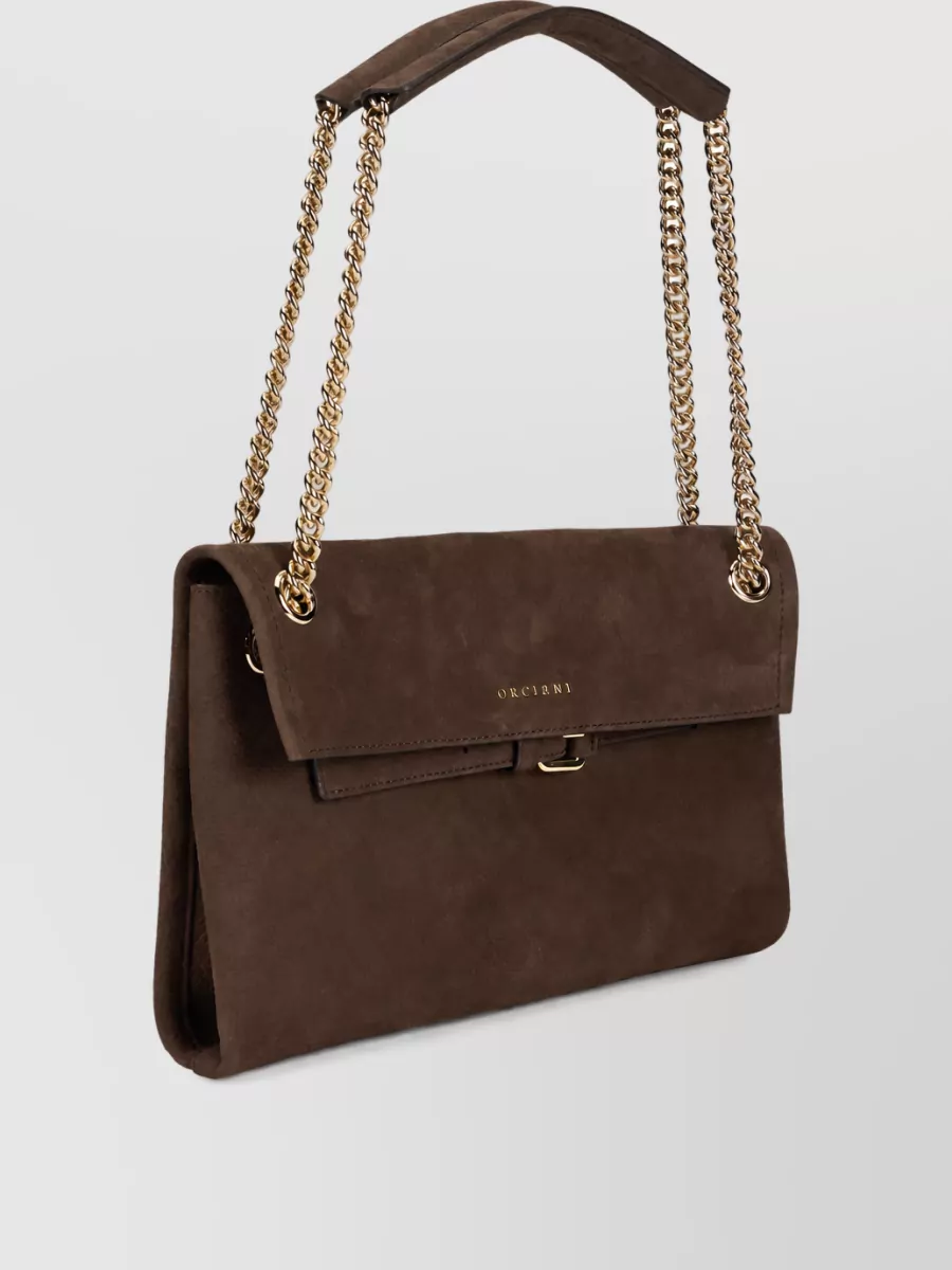 Orciani Leather Shoulder Bag