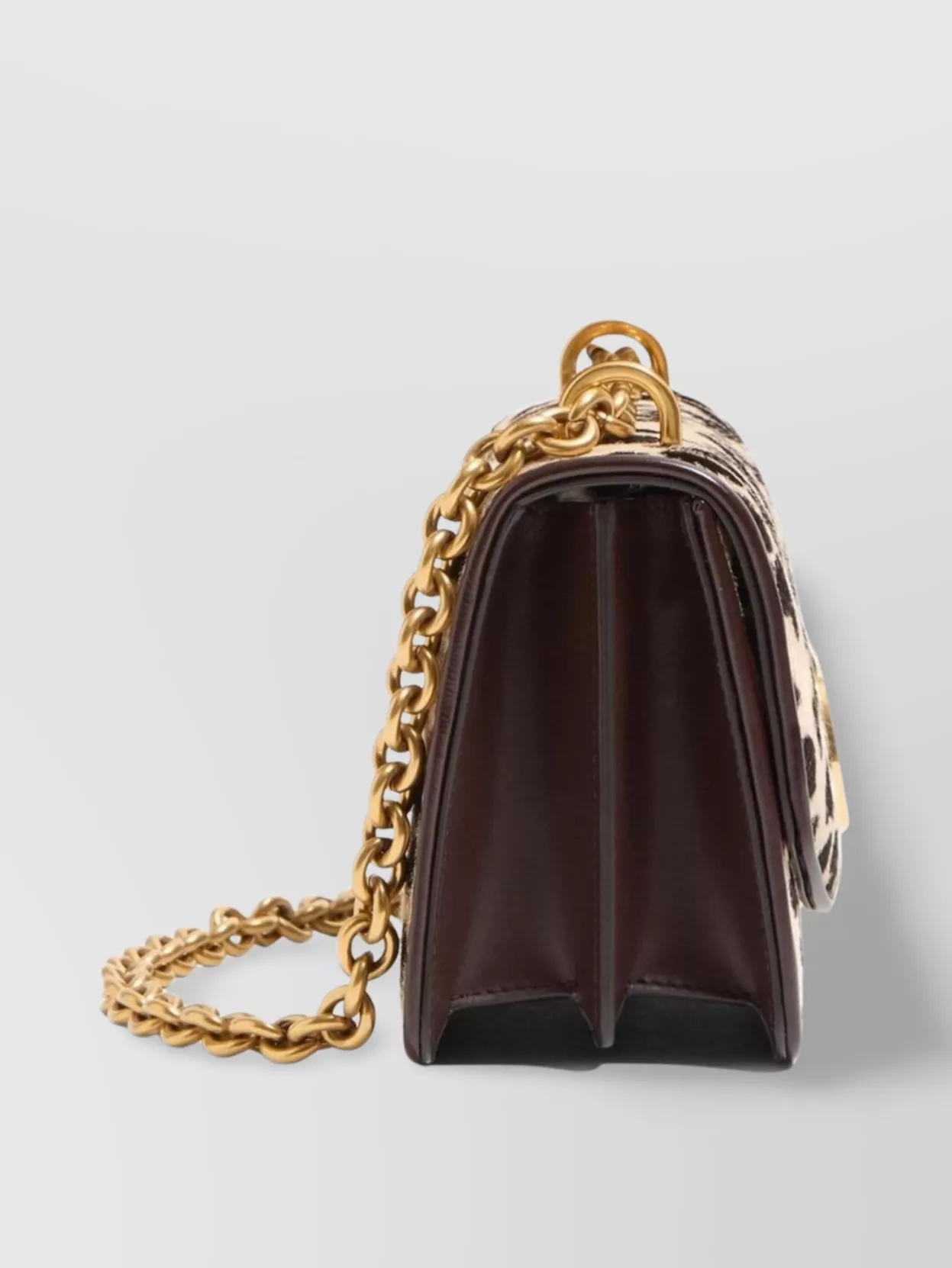 Valentino Chain Strap Leopard Print Shoulder Bag