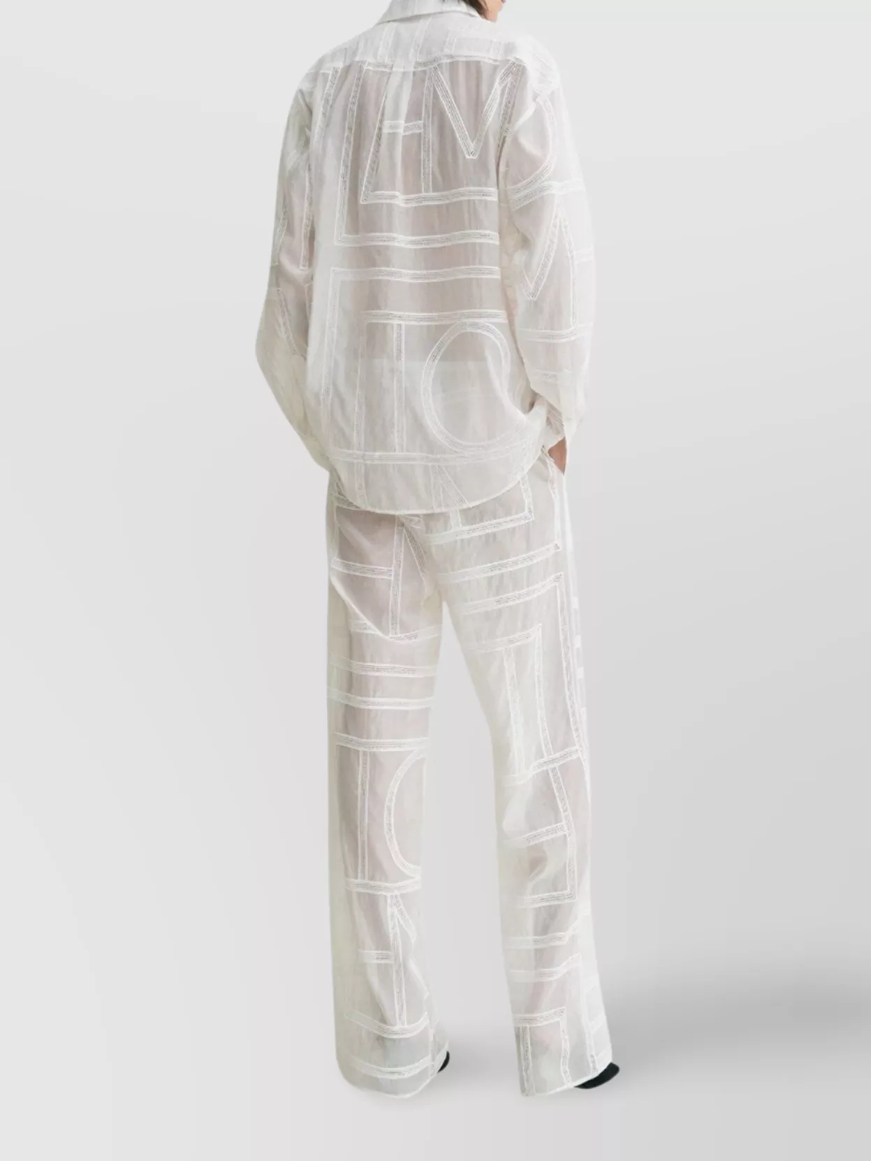 Totême Crochet Shirt Long Sleeves
