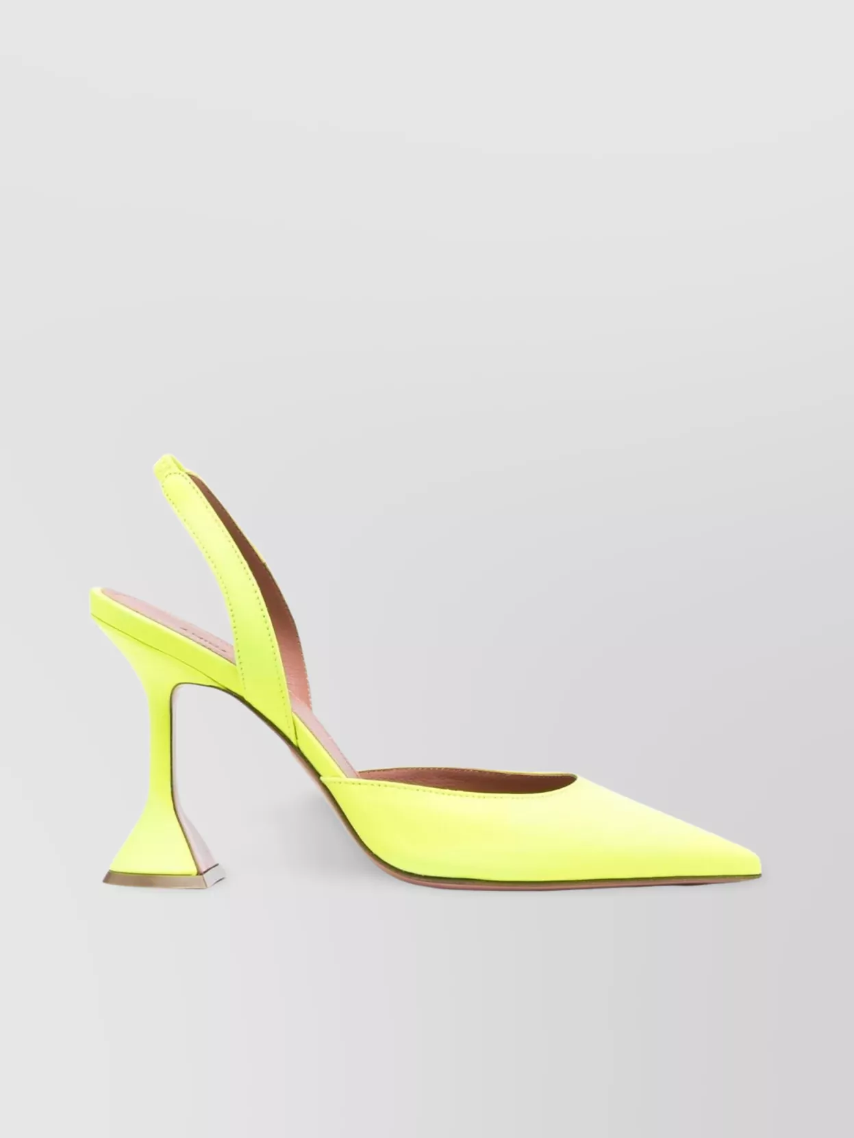 Amina Muaddi Holli Sling Pumps With Sculpted Heel