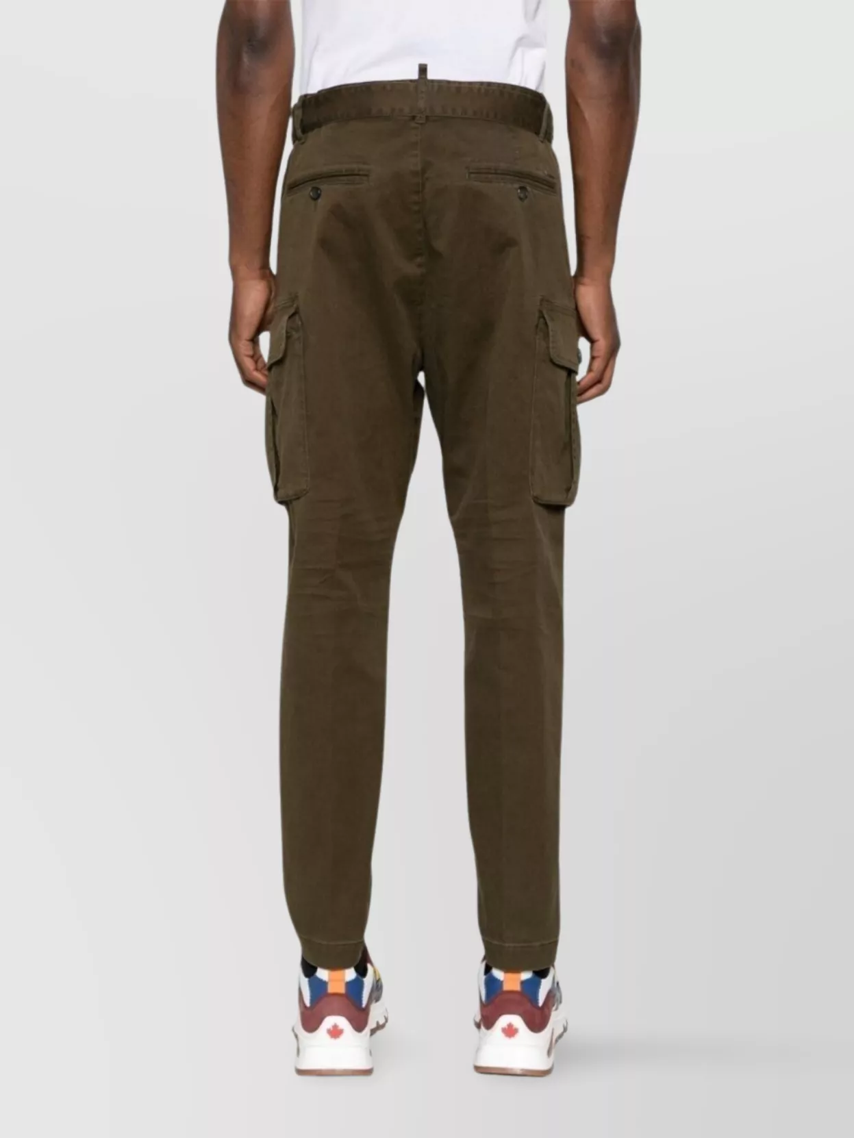 Dsquared2 Trousers With Tapered Leg And Cargo Pockets