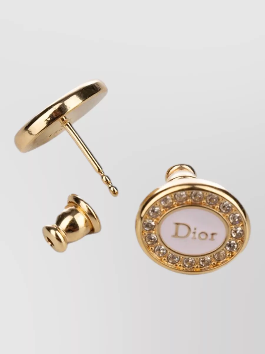 Christian Dior Brass Earrings