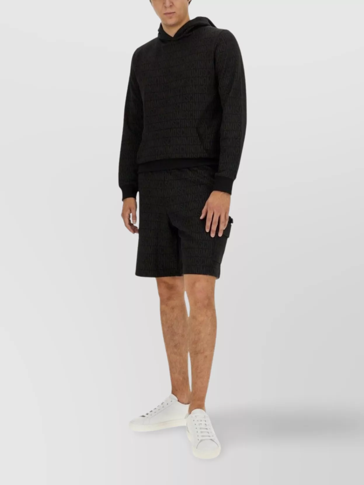 Moschino Bermuda Shorts With Elastic Waistband And Side Pocket