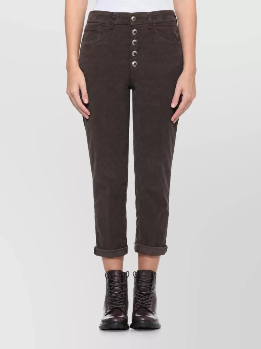 Dondup Corduroy Straight-Leg Trousers