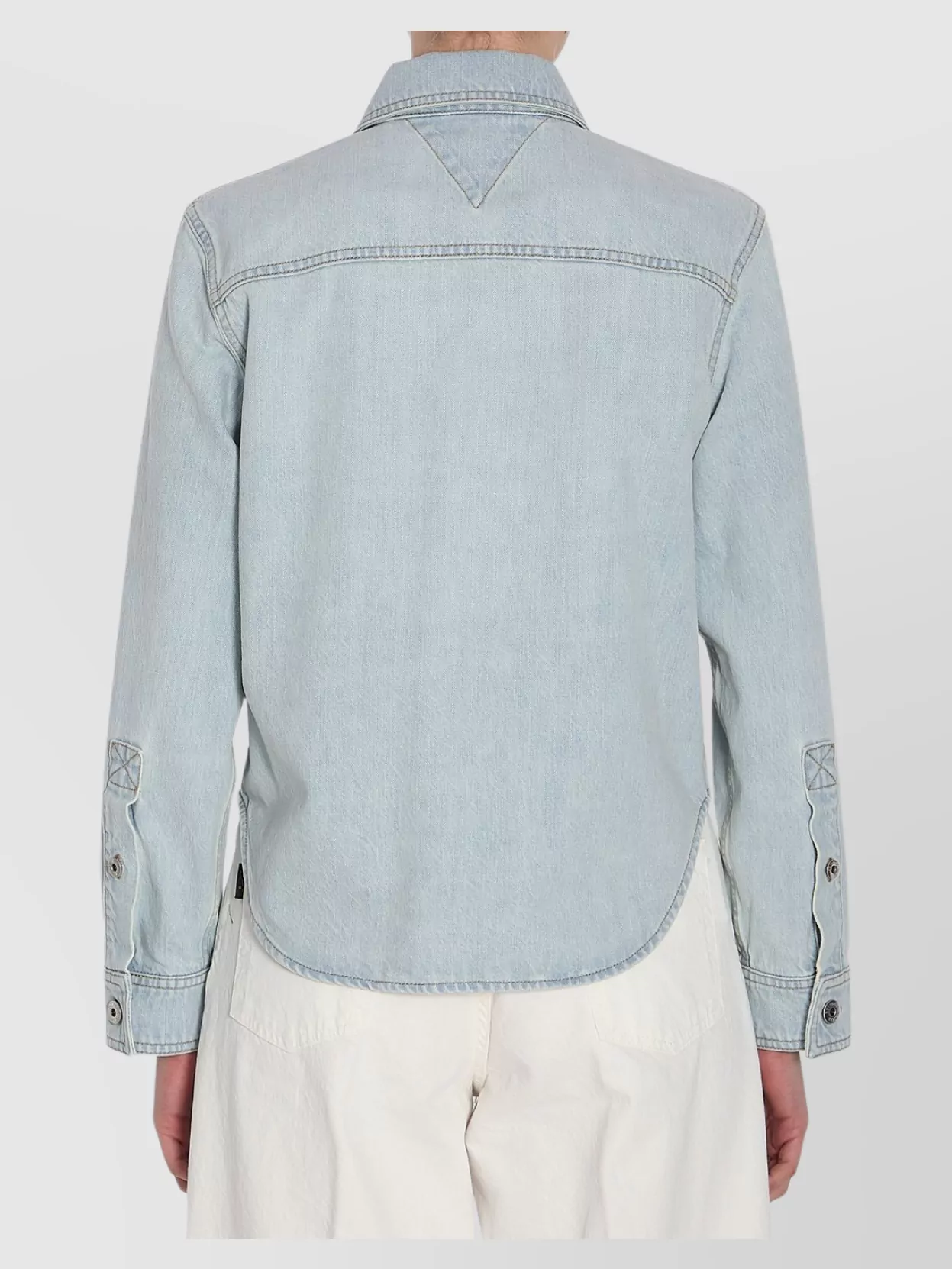 Bottega Veneta Denim Shirt Pointed Collar