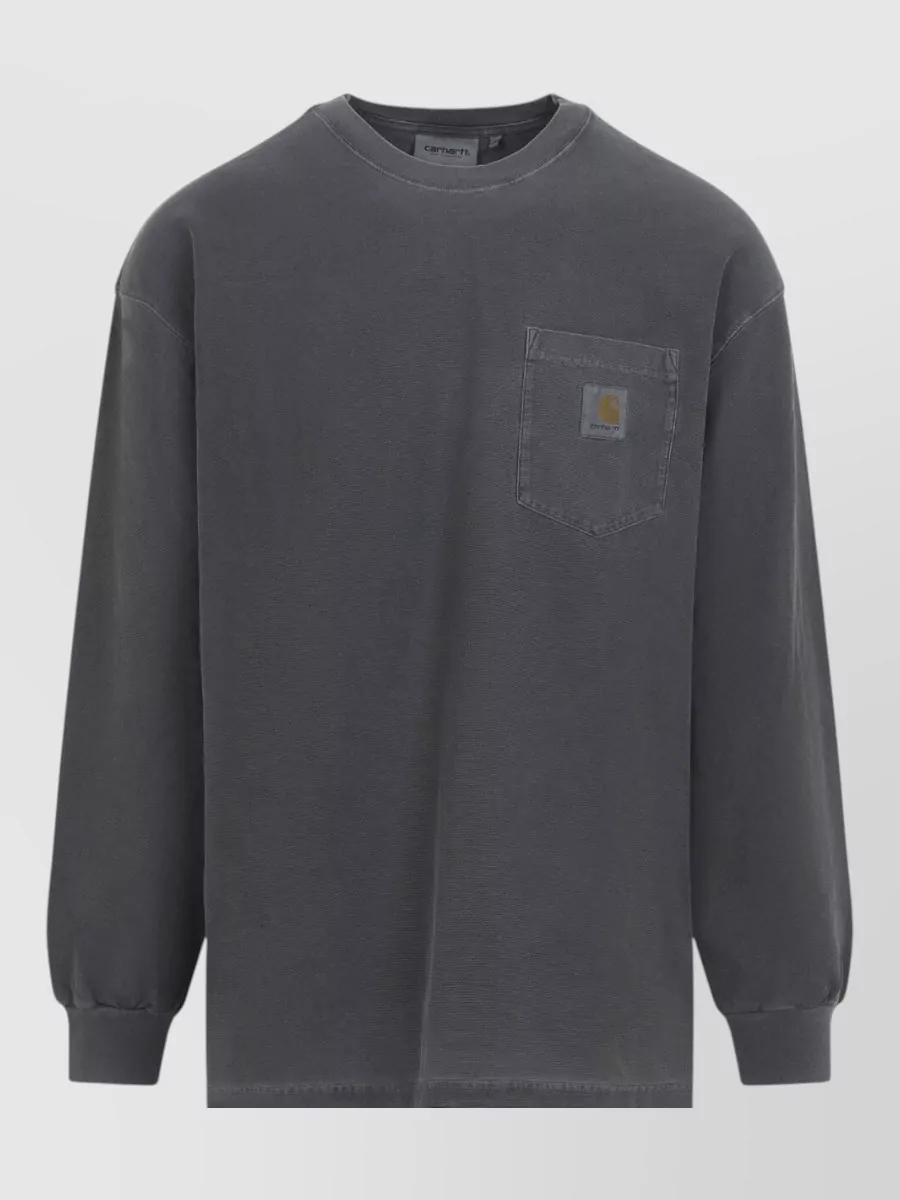 Carhartt Wip Organic Cotton Long-Sleeve Loose-Fit Crew-Neck T-Shirt
