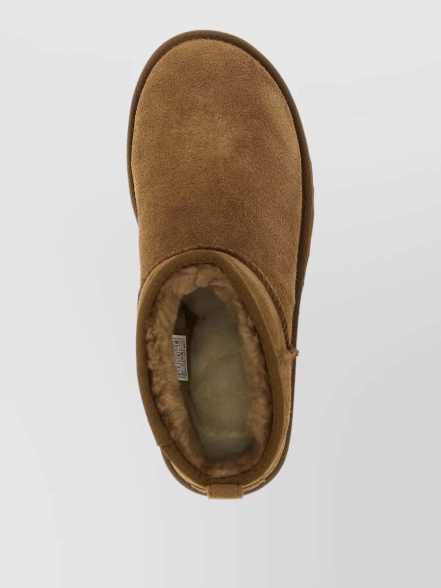 Ugg Leather Classic Ultra Mini Platform Slippers