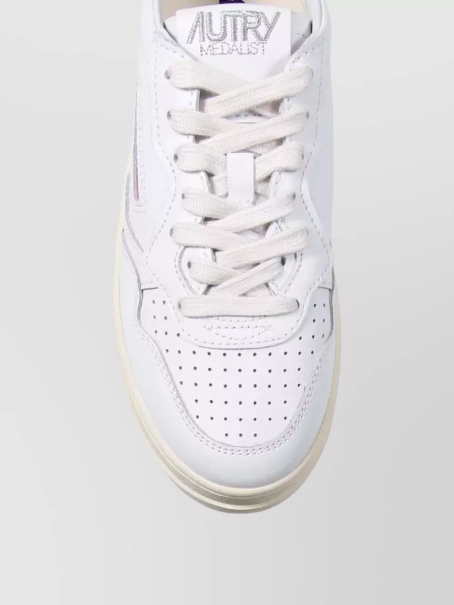 Autry Leather Platform Low-Top Sneakers
