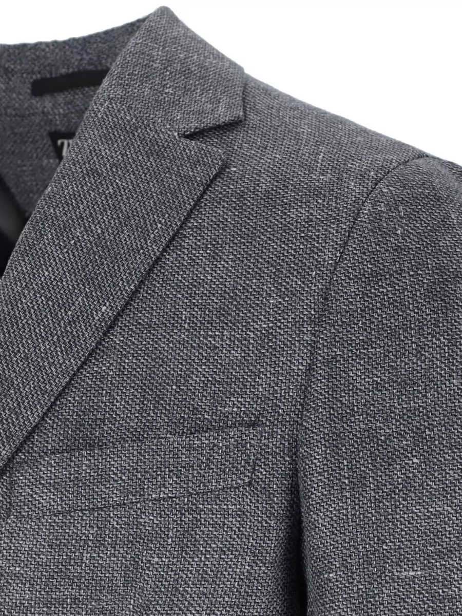 Zegna Linen Wool Single-Breasted Blazer
