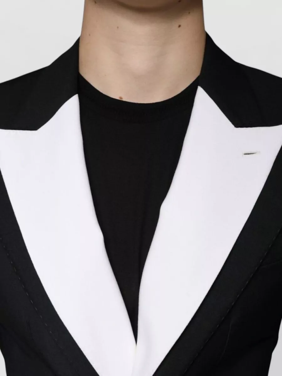 Dolce&Gabbana Virgin Wool Single Breasted Blazer