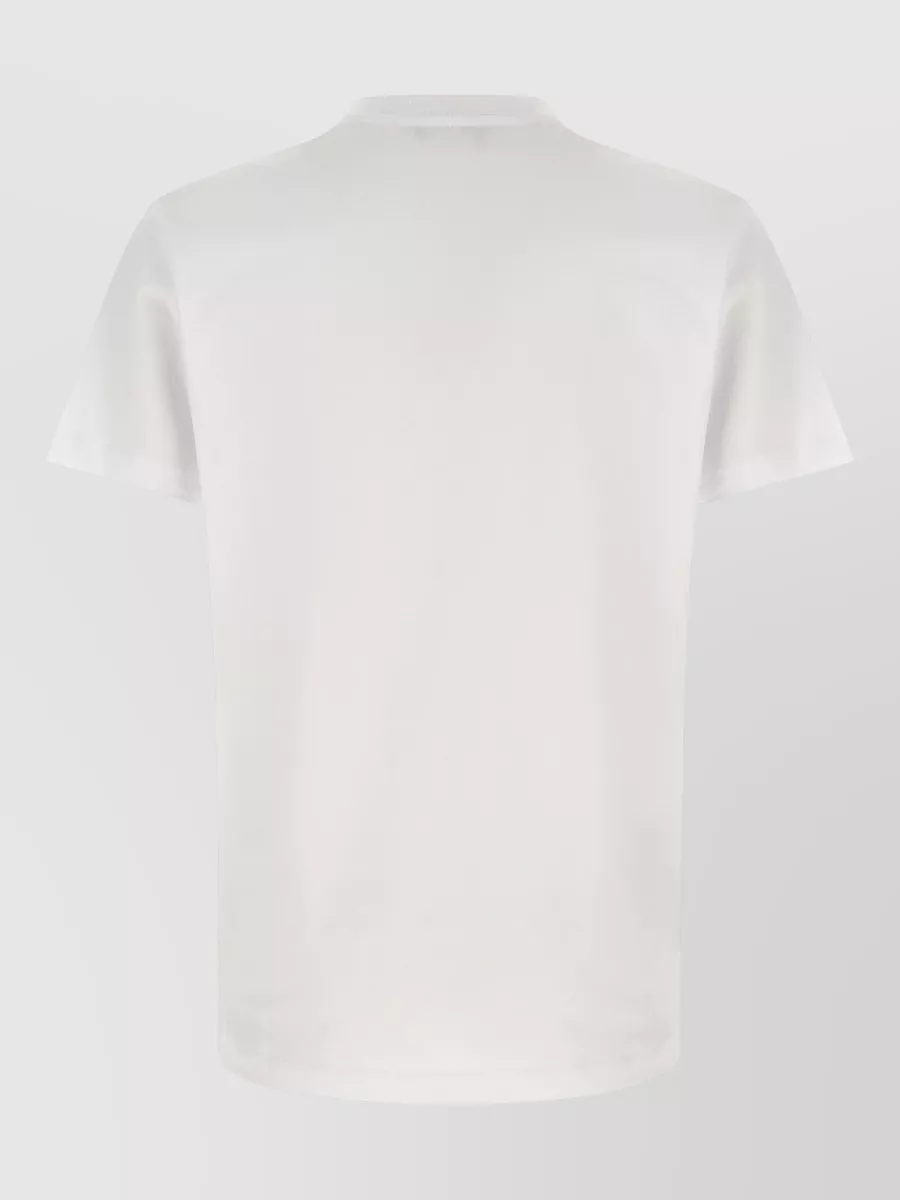 Versace Logo Detail Crew Neck Short Sleeve T Shirt