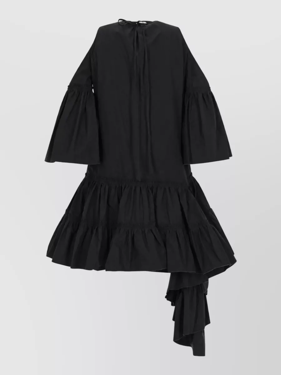 Jw Anderson Ruffled Cotton Mini Dress