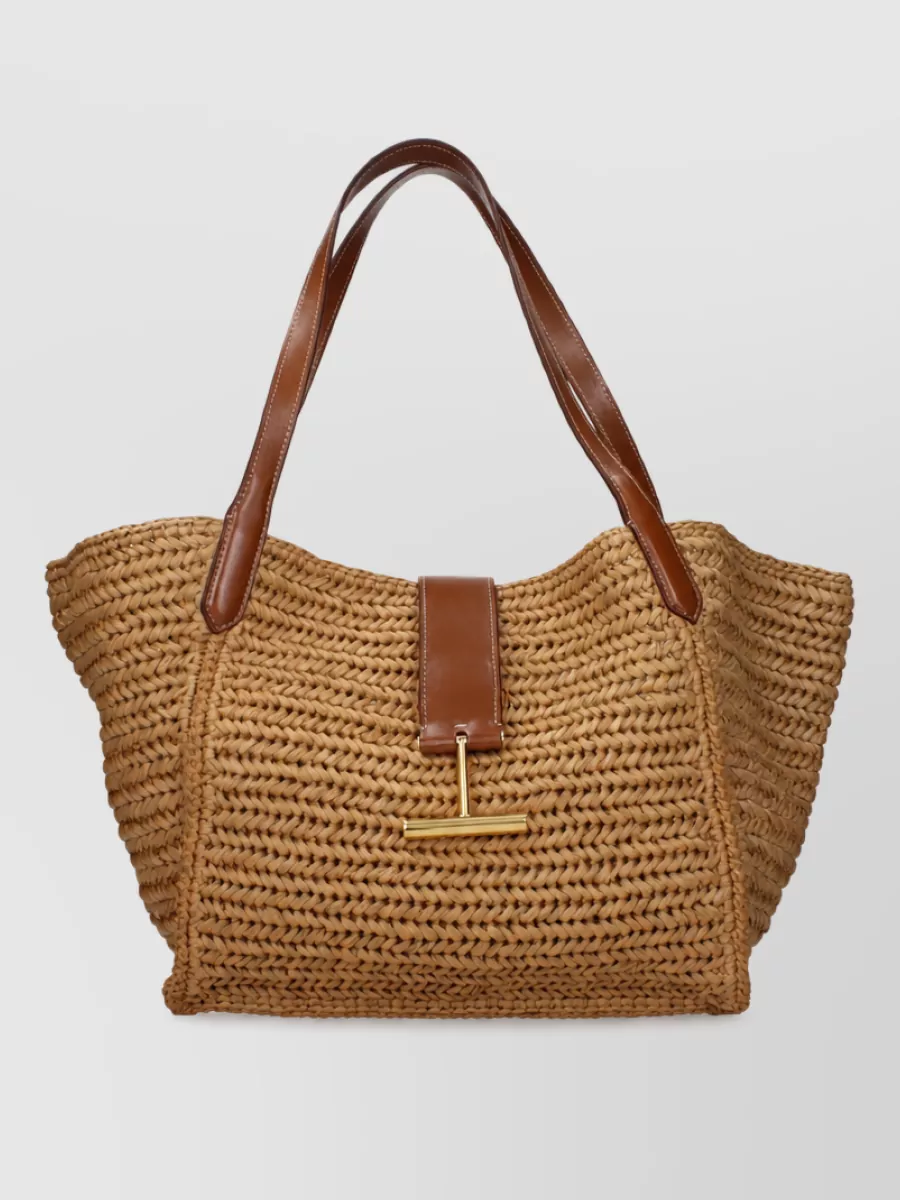 Tom Ford Na Raffia Beach Bag