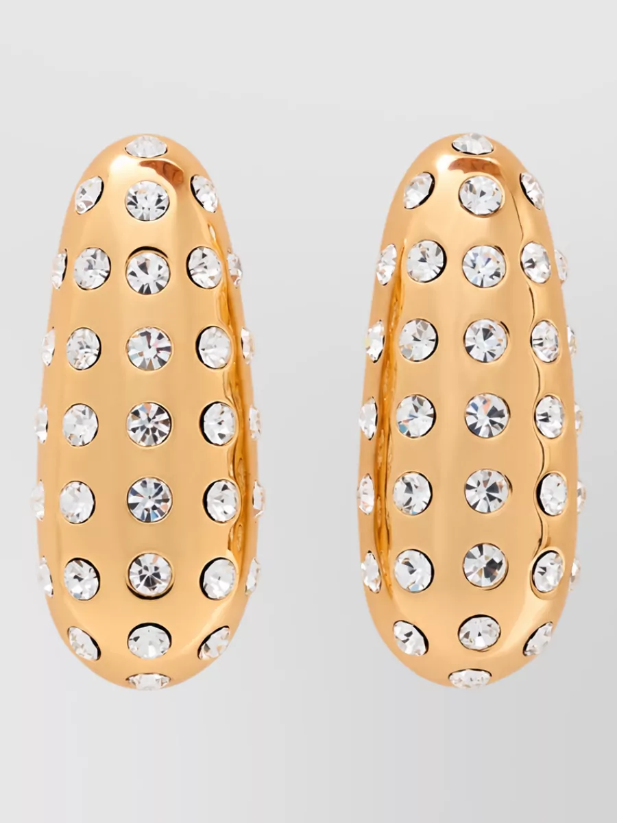 Self-Portrait Crystal-embellished earrings