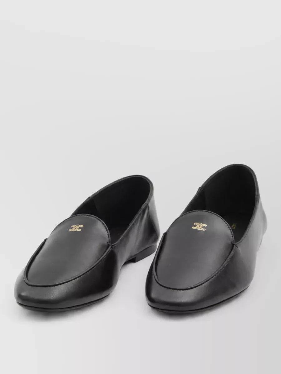 Celine Leather Slip-On Loafers