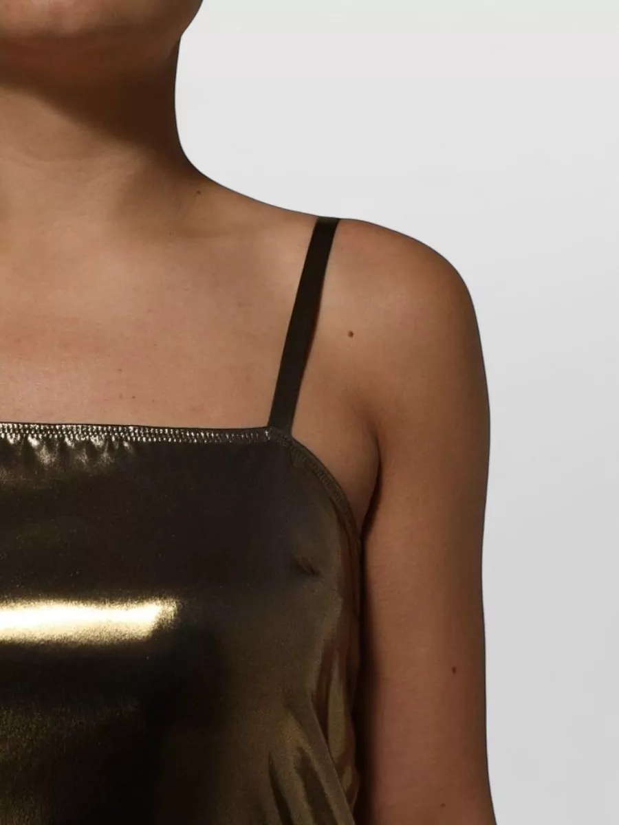 Dolce&Gabbana Metallic Sleeveless Mini Dress