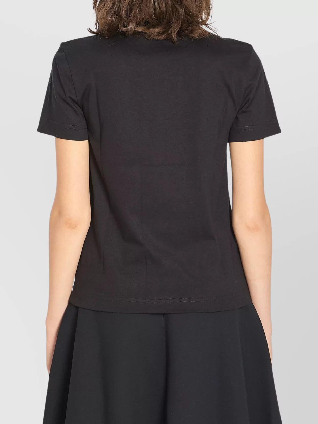 Jacquemus Crew Neck Slim Fit Cotton T-shirt In Blue