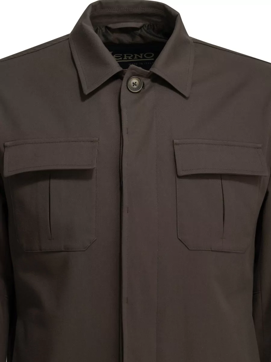 Herno Cotton overshirt jacket