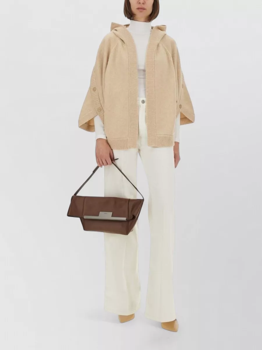 Max Mara Cashmere Wool Relaxed-Fit Poncho
