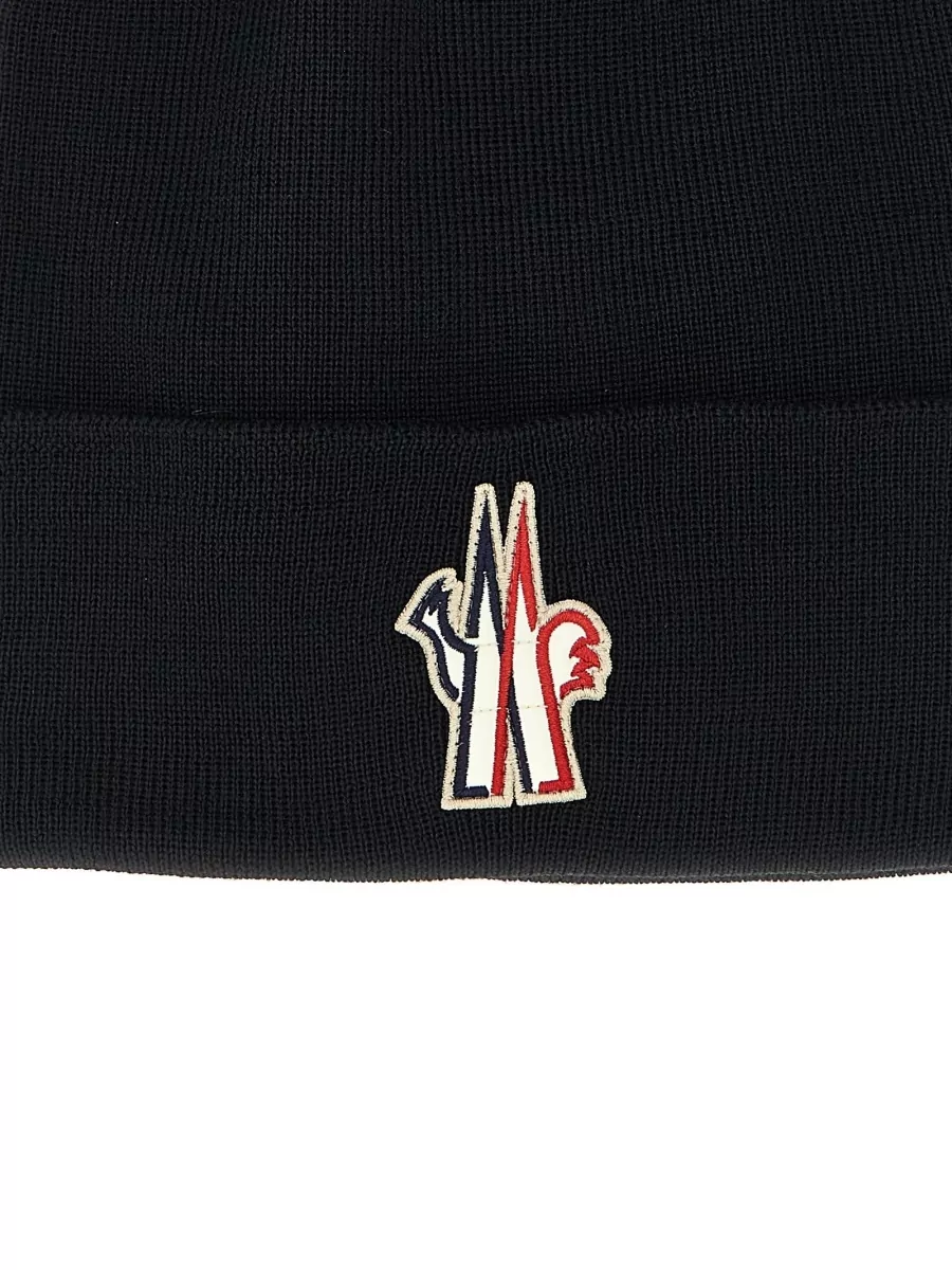 Moncler Grenoble Ribbed Wool Beanie