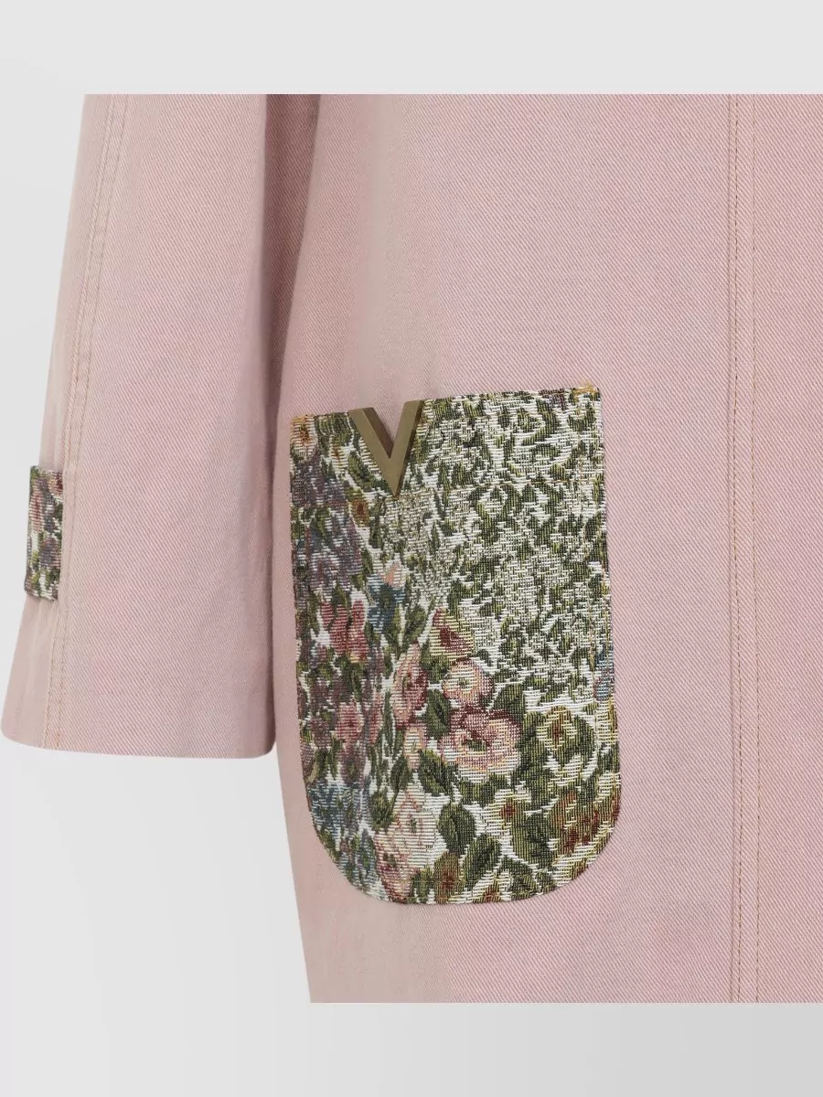 Valentino Denim Fitted Jacket