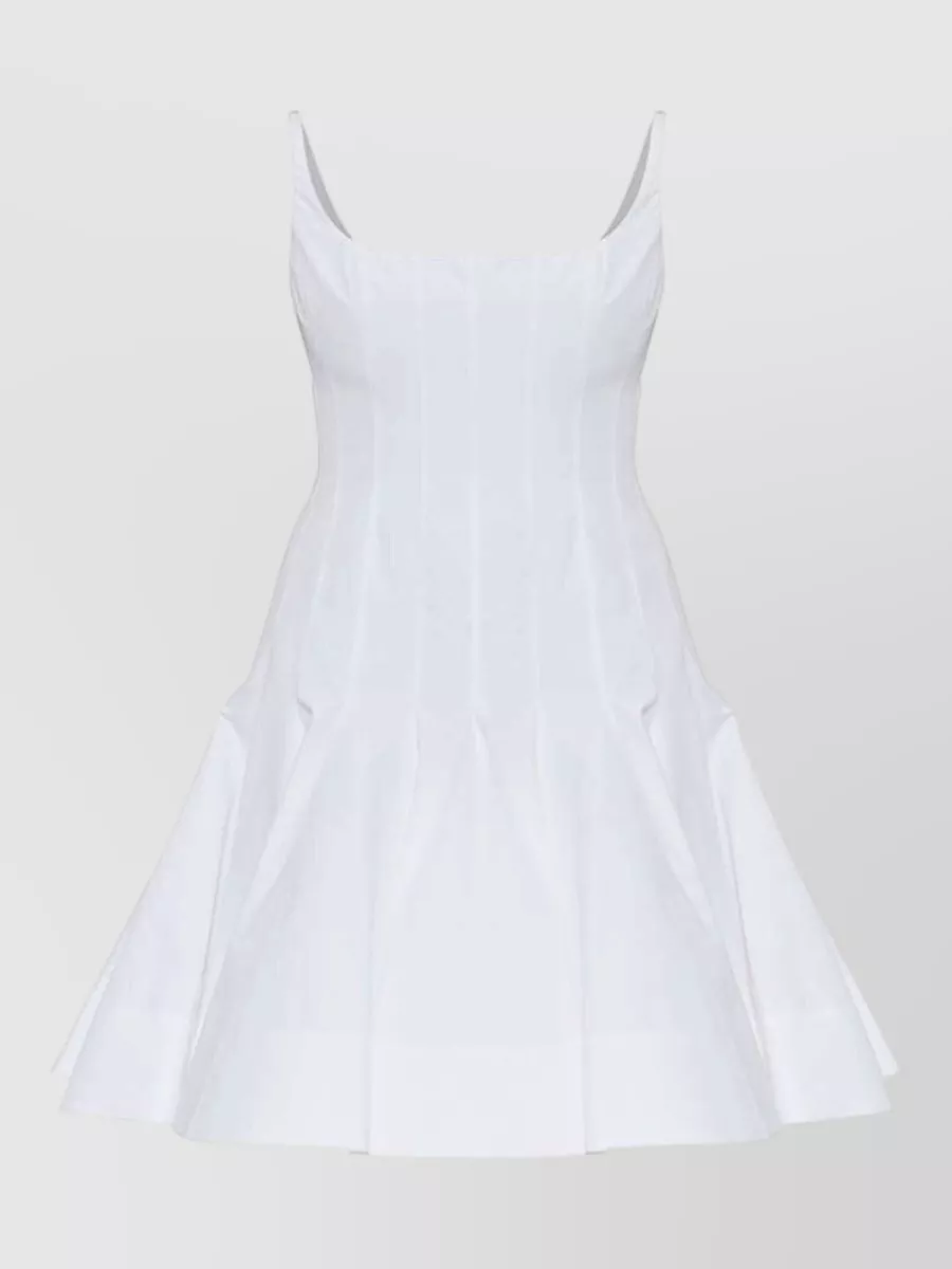 Jacquemus cotton sleeveless flared mini dress