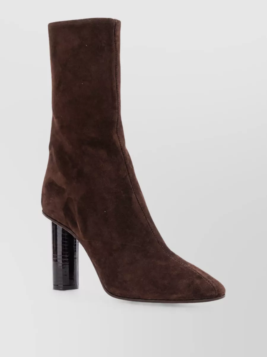 Paris Texas suede leather ankle boots