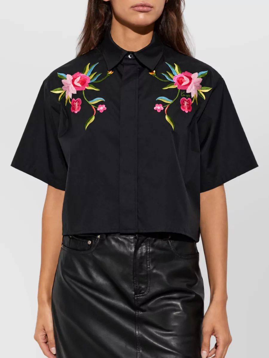 Kenzo Cotton Long-Sleeve Shirt