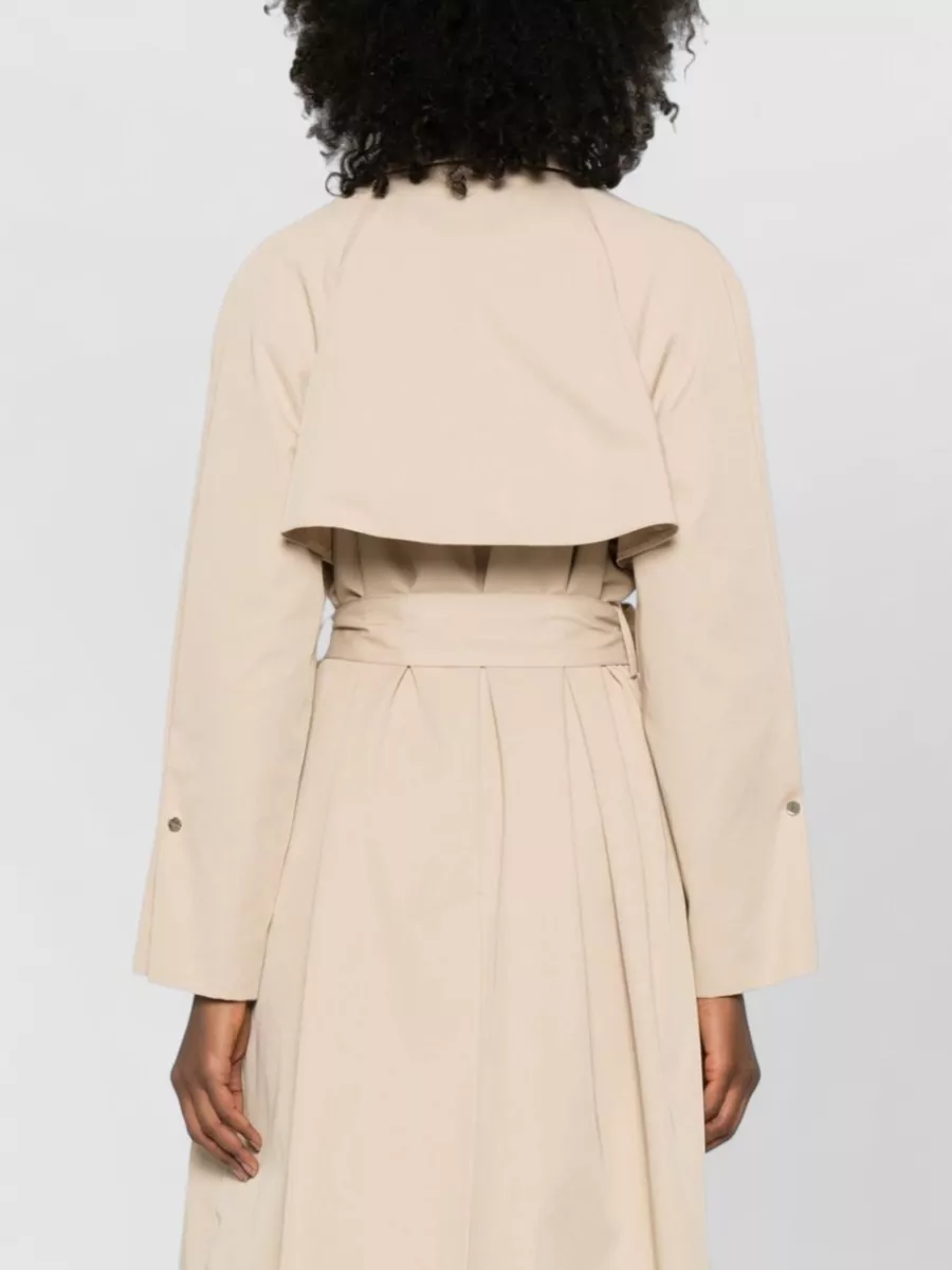 Emporio Armani Single-Breasted Belted Trench Coat