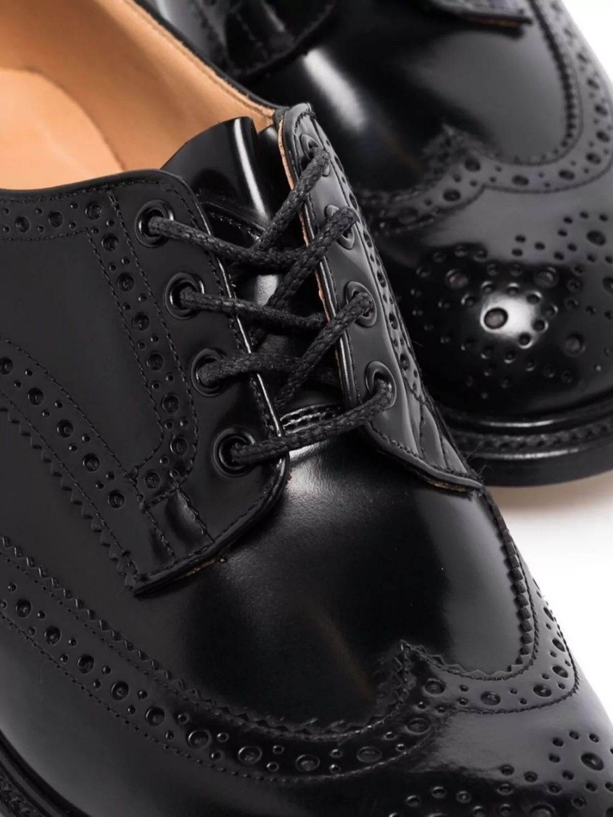 Tricker's Lace-Up Shoes Brogue Detailing