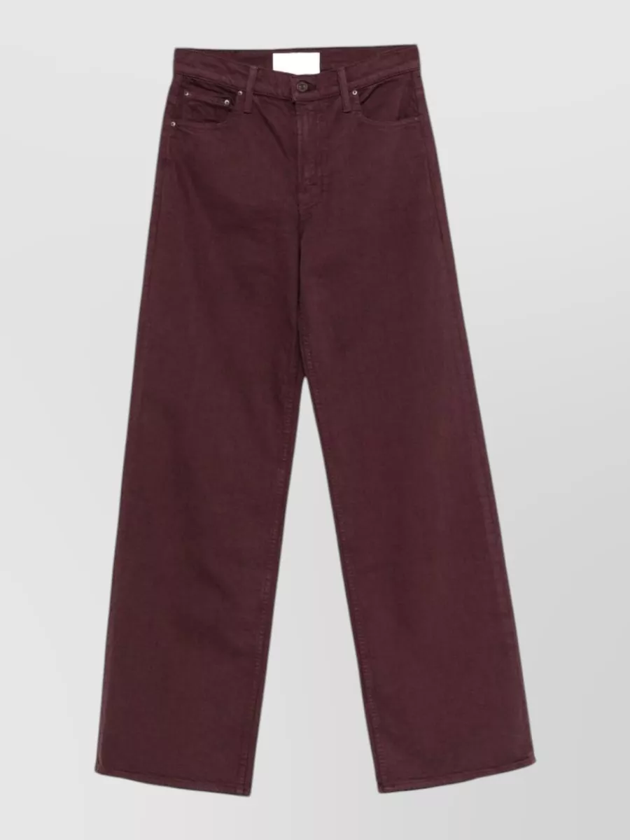 Mother wide-leg denim jeans