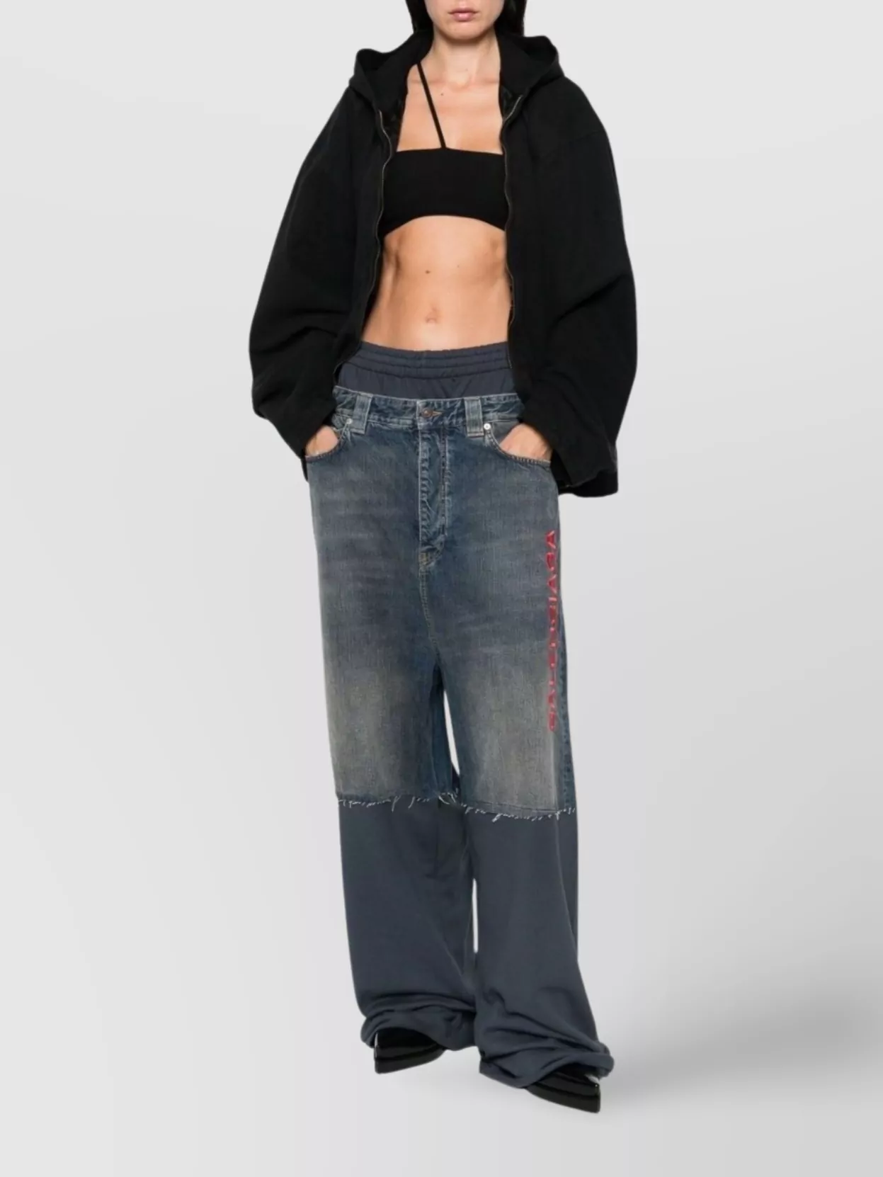 Balenciaga Hooded Blazer Front Pockets