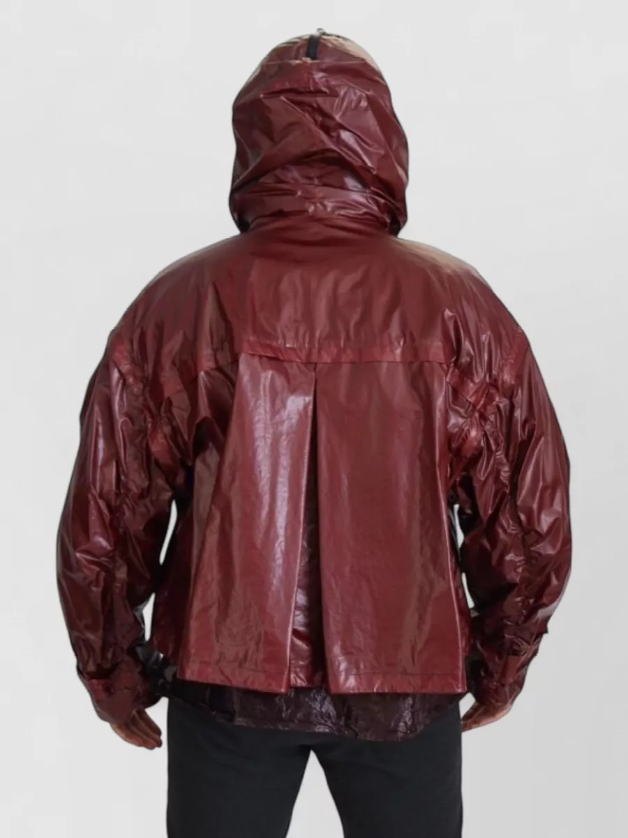 Dolce&Gabbana Hooded Cotton Raincoat