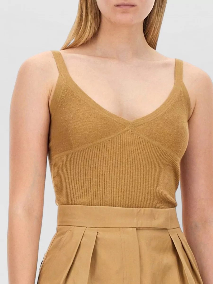 Max Mara Silk Cashmere Slim-Fit Knitted Top