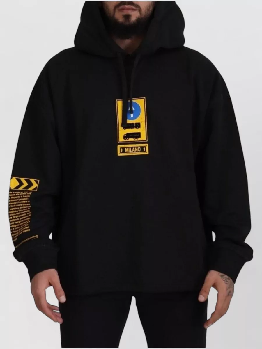 Dolce&Gabbana cotton hooded printed sweatshirt