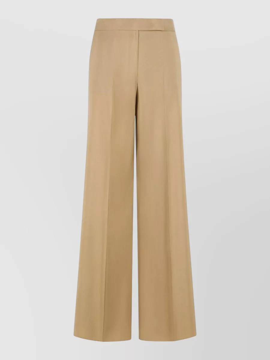 Max Mara silk wide-leg trousers