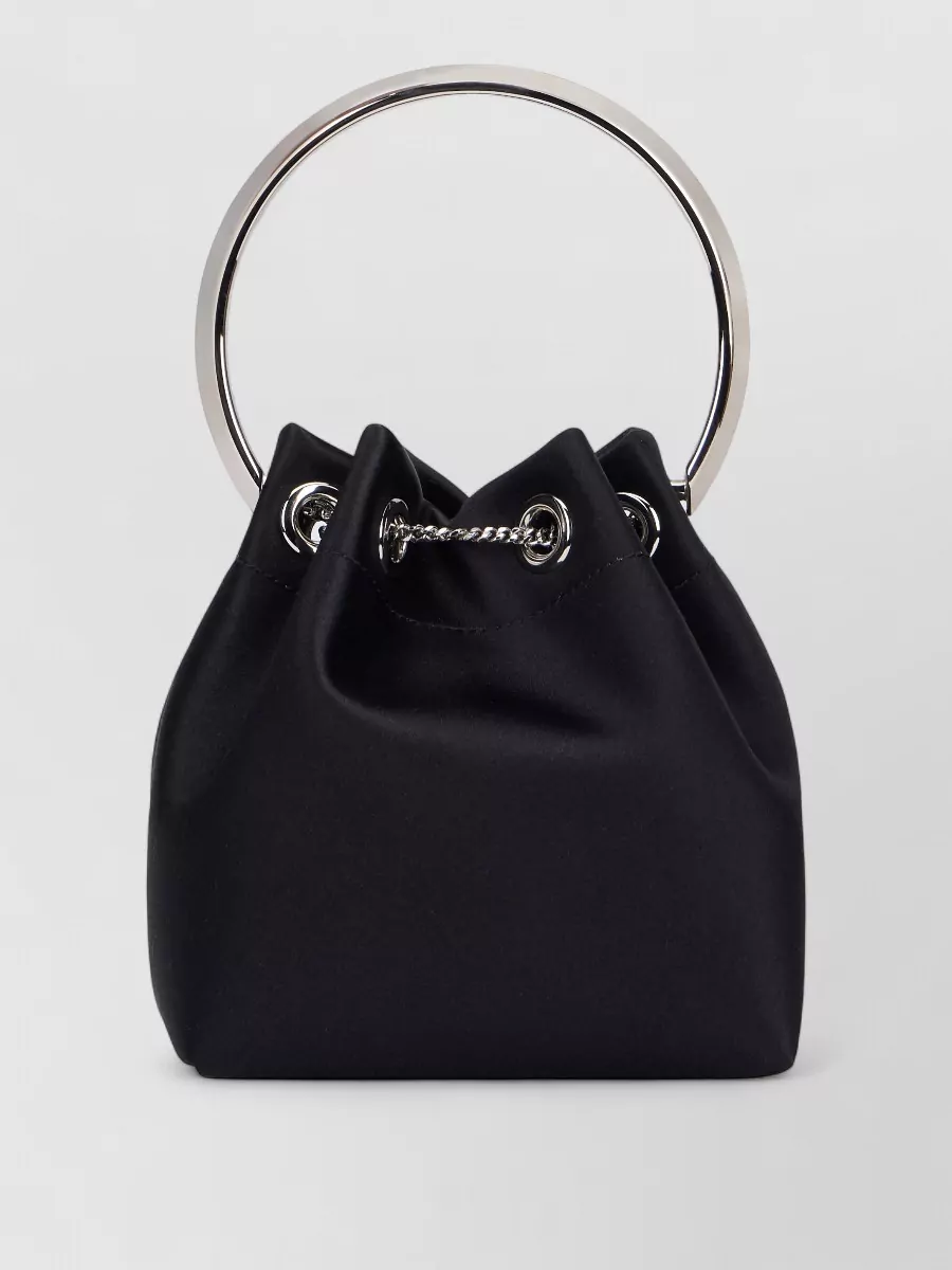 Jimmy Choo Bon Bon Satin Bucket Bag