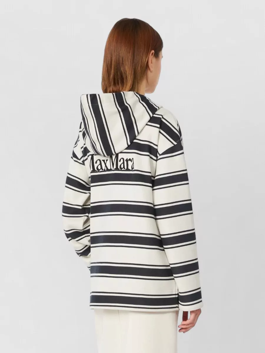 S Max Mara Striped Hoodie